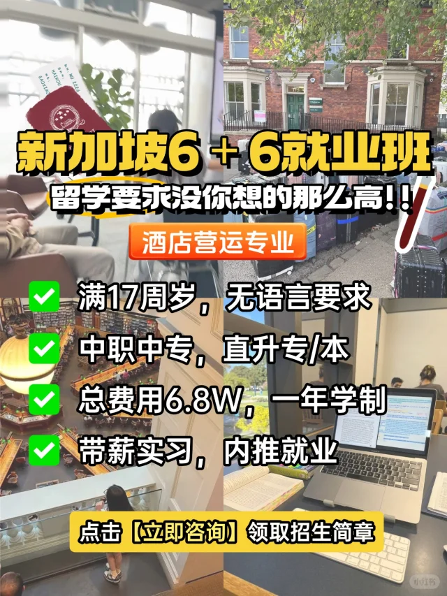 没考雅思托福也能留学新加坡,这条升学路让普通学生逆袭名校-