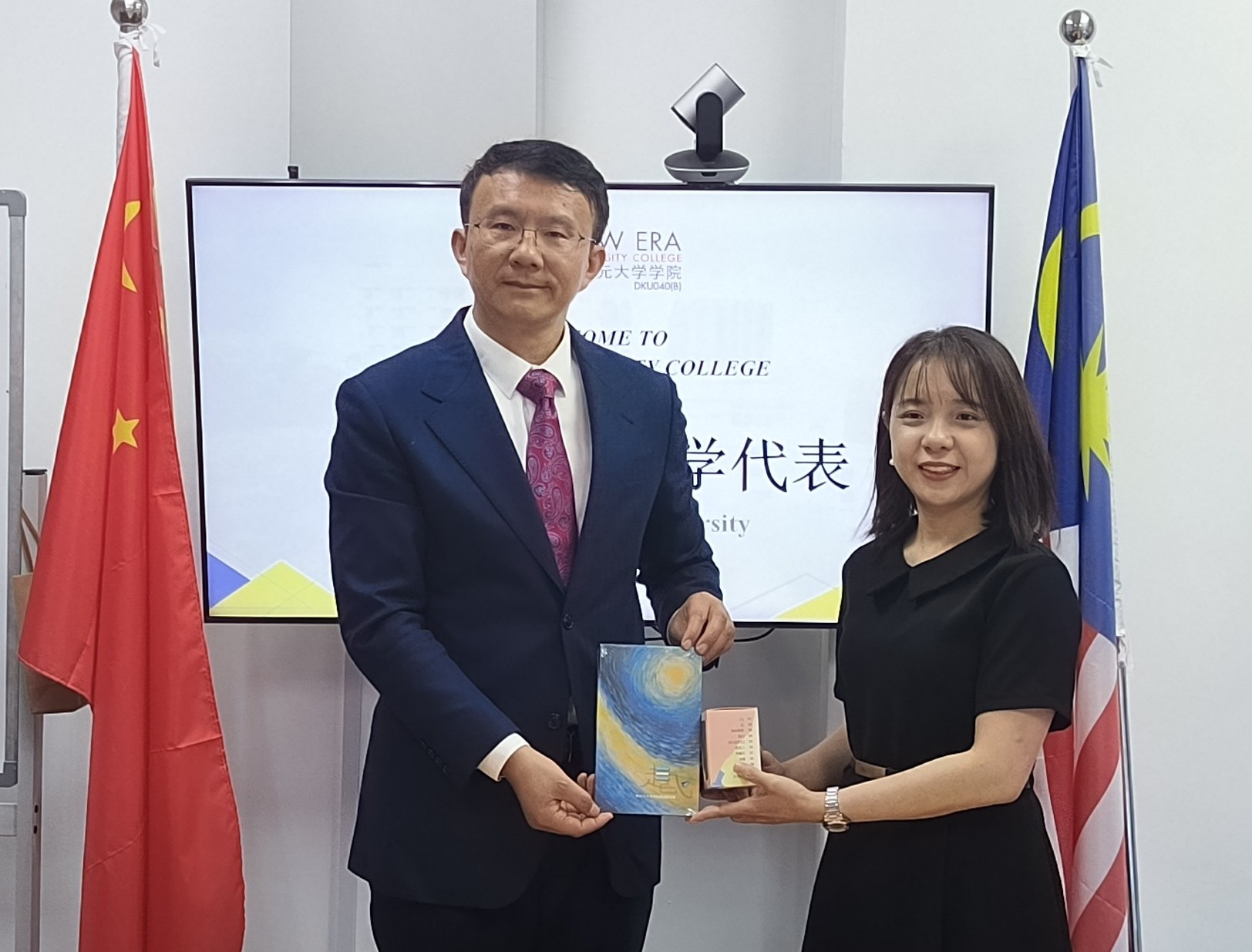 【新纪元大学国际教育学院】南京审计大学领导莅校参访-