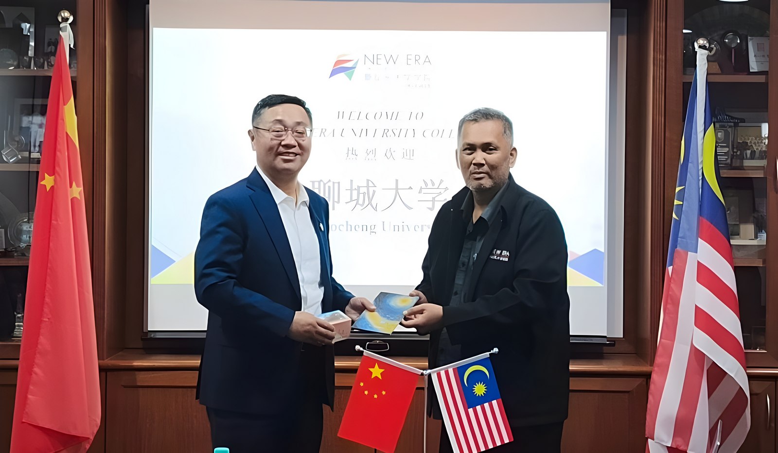 【新纪元大学国际教育学院】聊城大学学院领导莅校参访-